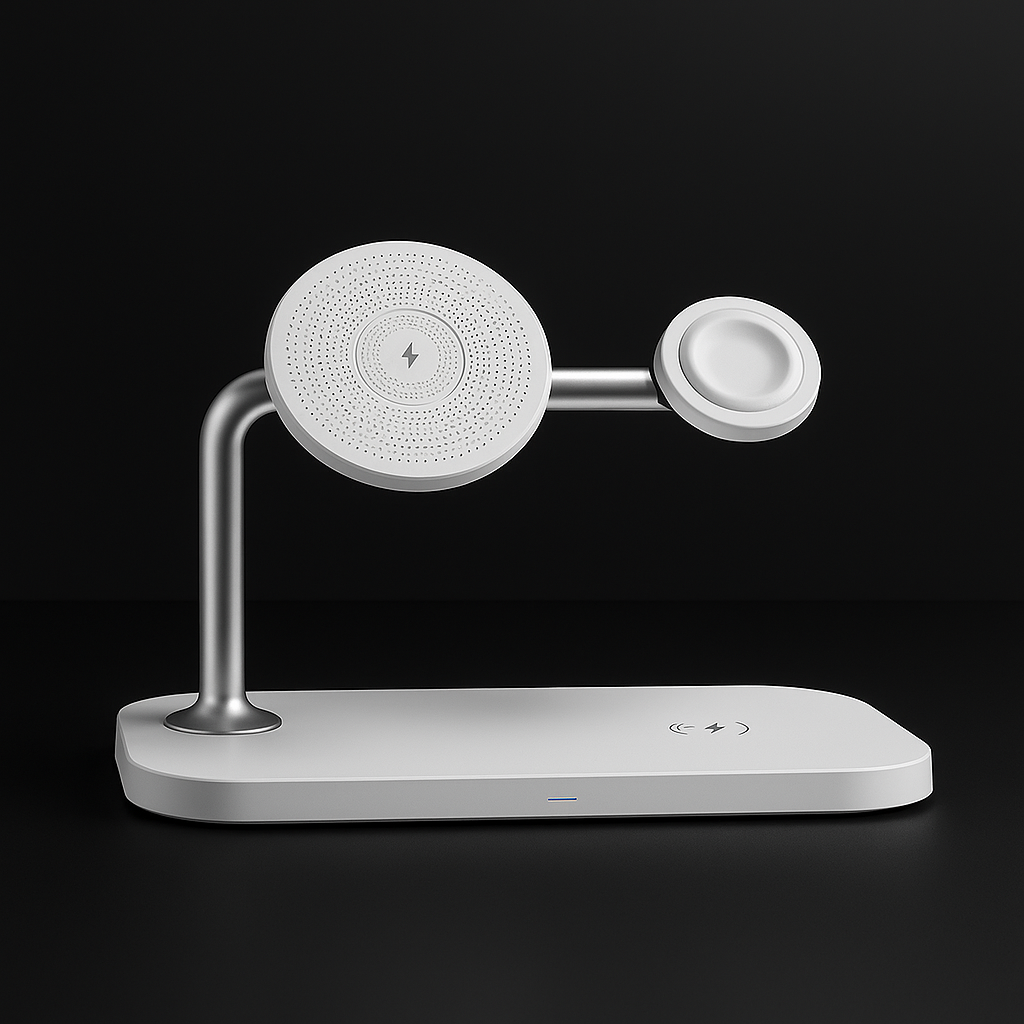 Magnetic 3-in-1 Wireless Charging Station
