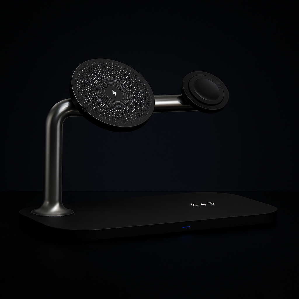 Magnetic 3-in-1 Wireless Charging Station