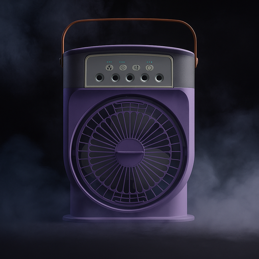 FrostBreeze 5X - USB Air Cooler with 5 Sprays & 7-Color Light