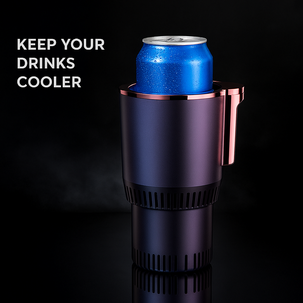 2-in-1 Smart Cup Warmer & Cooler | 12V Digital Temp Display