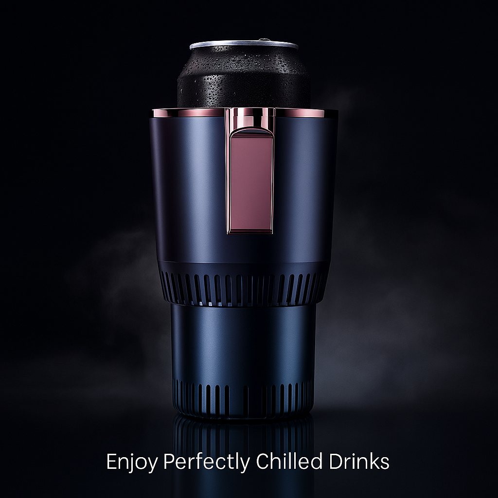 2-in-1 Smart Cup Warmer & Cooler | 12V Digital Temp Display