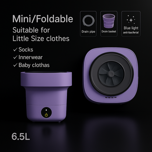 FoldMate Mini – The Ultimate Portable Washer for Your Delicates