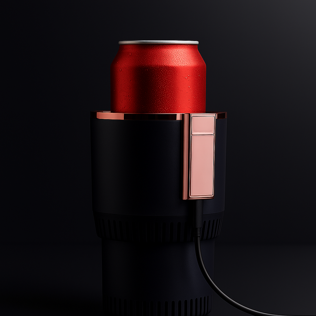 2-in-1 Smart Cup Warmer & Cooler | 12V Digital Temp Display
