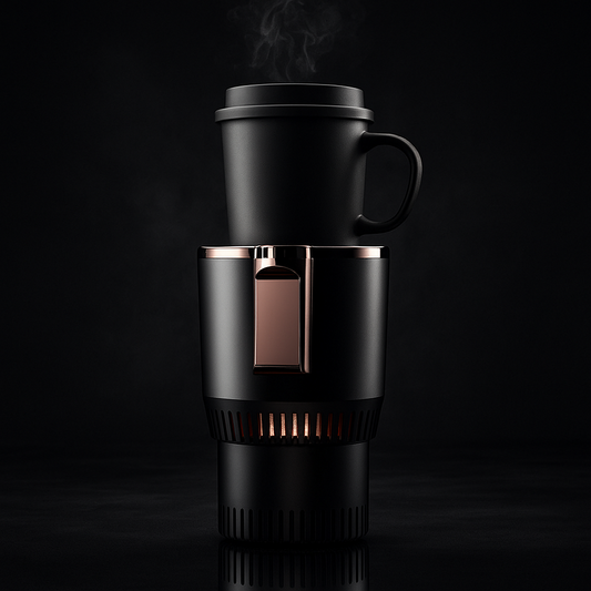 2-in-1 Smart Cup Warmer & Cooler | 12V Digital Temp Display