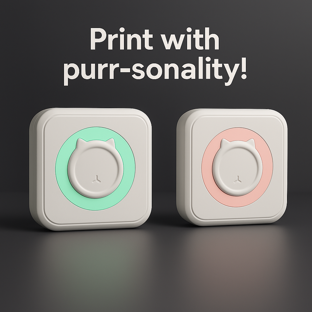 GlowTag Mini Printer – Vibes, Notes & No Ink Drama